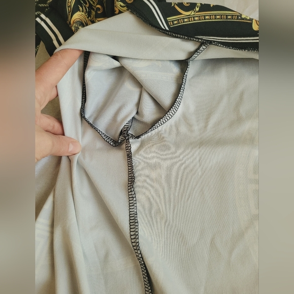 Versace style jacket/bomber lightweight size M/L - Picture 10 of 12